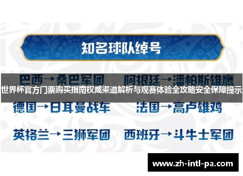 世界杯官方门票购买指南权威渠道解析与观赛体验全攻略安全保障提示 世界杯官方门票购买指南权威渠道解析与观赛体验全攻略安全保障提示